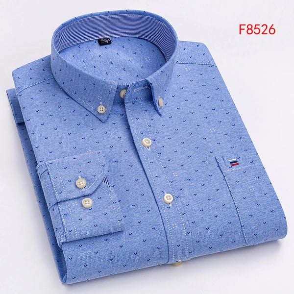 Oxford Confidence Shirt in rich navy, perfect for professional attire.