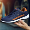 Men's Italian leather sneakers with EVA insole and cotton lining for all-day comfort