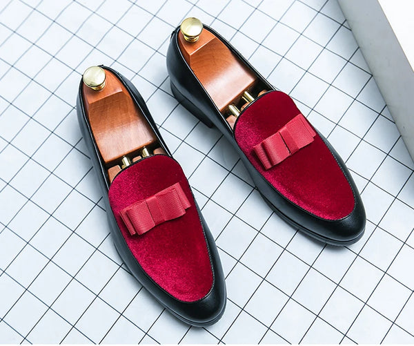 Men's formal loafers showing cushioned insole and comfort technology