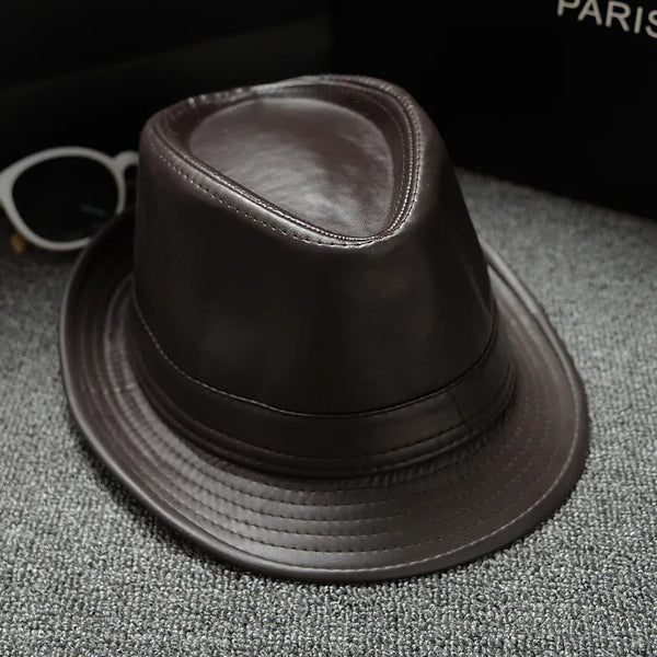 Unisex retro bowler hat displayed on a mannequin, highlighting its timeless design.