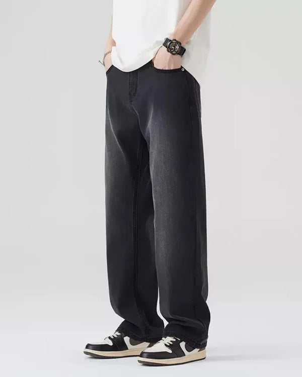 Urban Rebel jeans in natural light, highlighting the unique distressing.