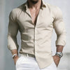Extended sizing stretch business shirt with modal blend and classic collar design