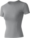 True-to-size breathable yoga top in lightweight nylon for studio to street wear