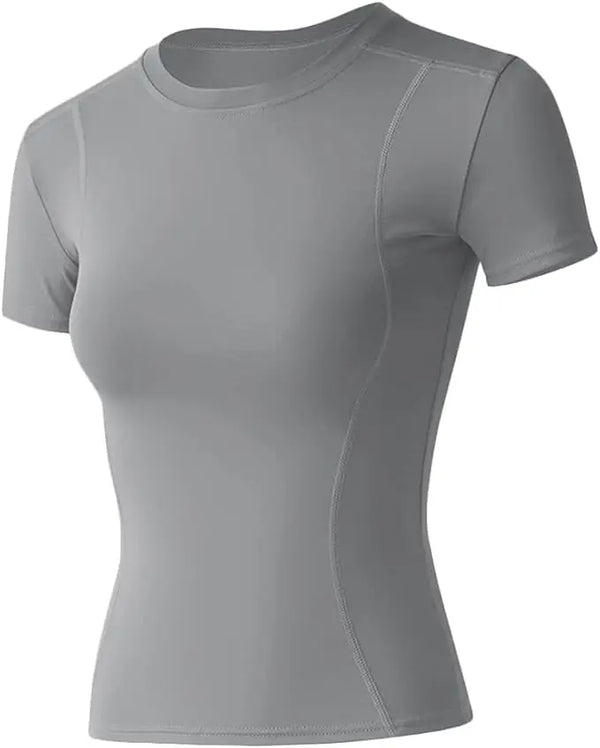 True-to-size breathable yoga top in lightweight nylon for studio to street wear