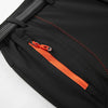 Cold weather hiking pants with waterproof shell and fleece insulation