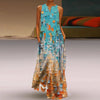 Effortless Elegance V-Neck Chiffon Maxi Dress