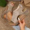 Polished wedge heel sandals perfect for sundresses and linen trousers