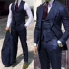 Flat lay of the Command Respect suit with matching accessories for professional styling.