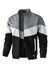 Men's trendy color block bomber jacket in US sizes, perfect for all-season wear and stylish casual outfits.