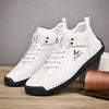 Premium leather footwear with EVA support technology