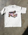 Premium cotton crew neck tee with eye-catching print for everyday wear