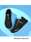 Shock-absorbing athletic shoes reducing fatigue on rocky descents and climbs