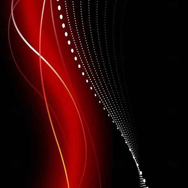 Close-up of bold geometric patterns on the Geometric Vision Shirt, showcasing its unique design.