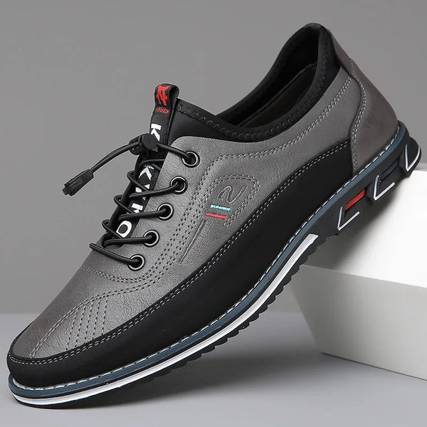Non-slip professional shoes with patchwork design perfect for office and casual occasions