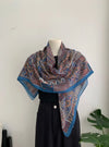 Vintage-Inspired French Square Scarf for Women