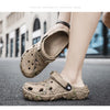 Lightweight casual sandals for men with shock-absorbing footbed