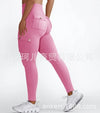 High-elasticity women's fitness and yoga pants with pockets, perfect for running, yoga, and active lifestyles.