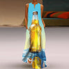 Effortless Elegance V-Neck Chiffon Maxi Dress