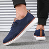 Men's everyday walking shoes featuring lightweight knitted upper and supportive sole