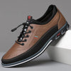 Extended-size non-slip business casual board shoes with rubber outsole and elastic band closure