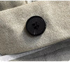 Classic straight-leg trousers in warm thickened wool material