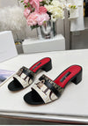 Vintage-inspired flat sandals with easy-care construction and true-to-size fit