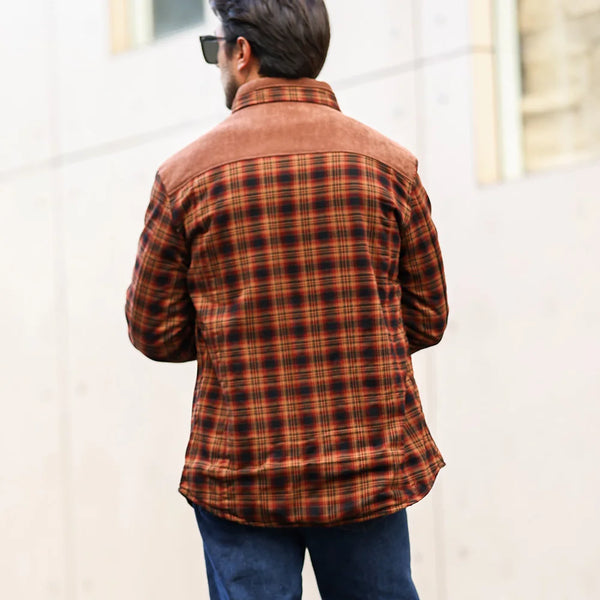 Close-up of the thermal sherpa lining in Winter's Embrace Jacket, ensuring comfort.