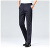 Versatile straight cut pants blending comfort and sophistication