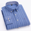 Detail of the meticulous tailoring on the Oxford Confidence Shirt.