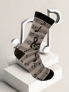 Comfortable crew socks in bold colors, designed for both casual and formal wear.