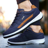Italian leather sneakers with breathable design and non-slip rubber outsole for men