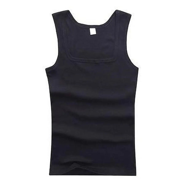 Natural cotton fitness tank top engineered for comfort during intense training sessions