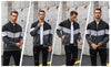 Men's Trendy Color Block Bomber Jacket in US sizes, stylish zip-up design, perfect for all-season casual wear and outdoor act