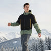 Men's hooded windproof jacket for outdoor sports, lightweight, breathable, perfect for autumn and winter adventures.