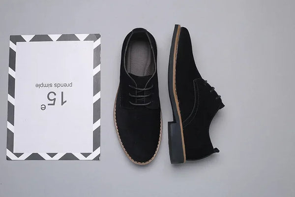 High-quality PU leather dress shoes for men.