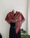 Vintage-Inspired French Square Scarf for Women