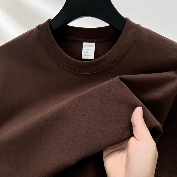Men's breathable cotton crew neck for all-day comfort