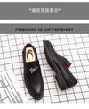 Elegant men's dress shoes with slip-on design for easy wear.