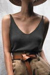 Premium Knot Cowhide Leather Belt for Women, adjustable, chic design, perfect for dresses and high-waist pants.
