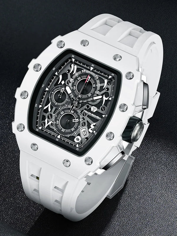 TSAR BOMBA watch with a commanding presence on a suit sleeve.