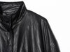 Chic faux leather bomber jacket for women, perfect for autumn fashion and versatile layering with a turtleneck collar.