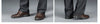 Anti-wrinkle trousers maintaining crisp appearance throughout busy day