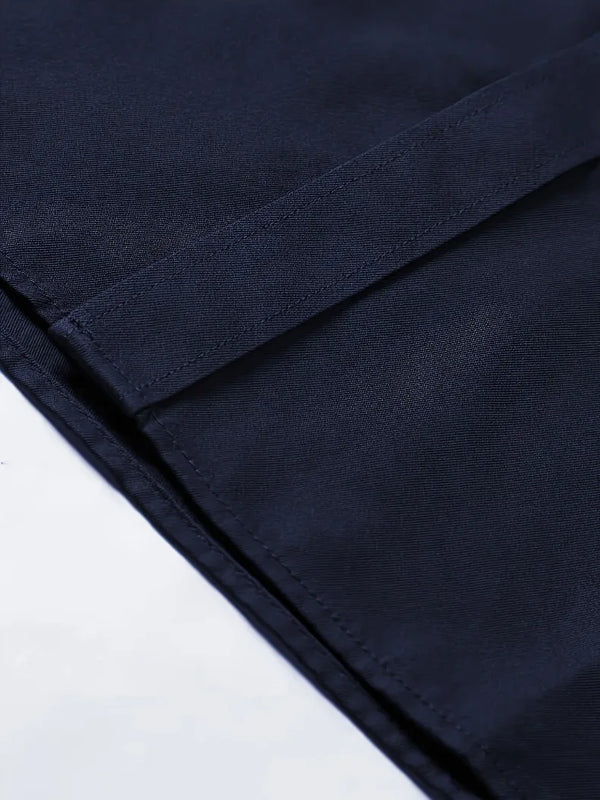 Anti-pilling polyester dress shirt designed for modern menswear combining style and practicality