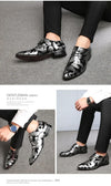 Men's waterproof shoes featuring a stylish floral pattern.