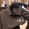Sophisticated polo shirt with pony embroidery accent and breathable fabric construction