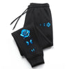 Versatile ankle-length joggers in neutral color with elastic waistband detail