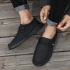 Men's casual loafers in solid color with effortless slip-on access