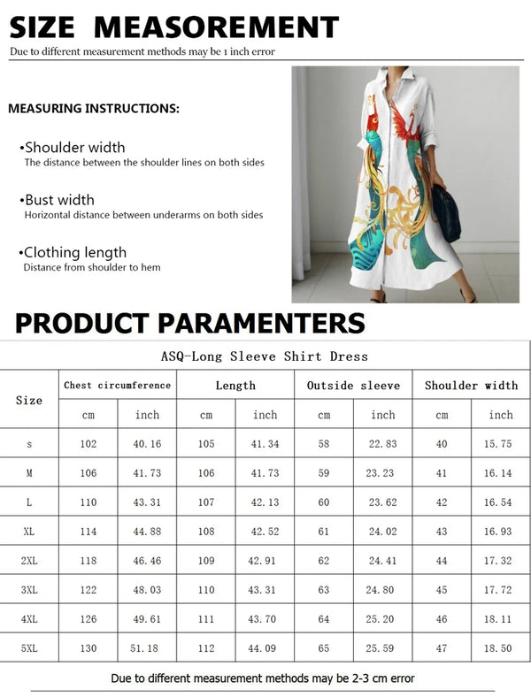 Regular fit floral dress with lapel collar and functional button-front design