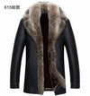 Stylish men's leather jacket in premium cow leather.