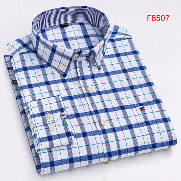 Oxford Confidence Shirt in classic black, versatile for social gatherings.